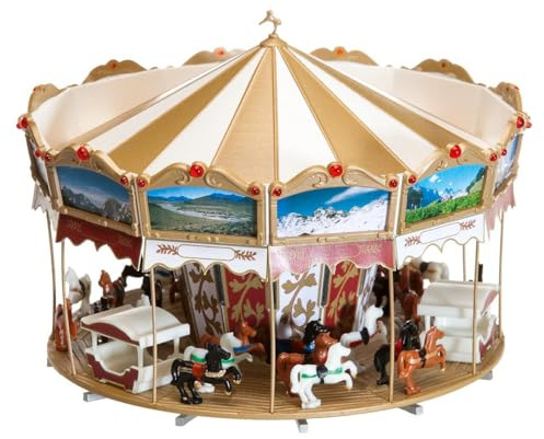 Faller Barnkarusell modellbyggsats med 158 delar Ø 121 x 90 mm I modelljärnväg tillbehör H0 I modelljärnväg H0 Kirmes barnkarusell, olika
