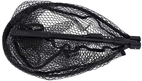 Filet de pêche Flottant,épuisette à Main en Alliage d'aluminium, épuisette Portable revêtue de Caoutchouc, épuisette à Main, équipement de pêche pour Kayak, Steelhead, Saumon, pêche en Bateau, EP