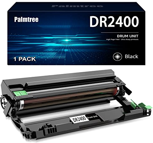 Palmtree Trommeleinheit Kompatibel für Brother DR-2400 DR2400 for HL-L2310D L2350DW L2370DN L2375DW MFC-L2710DN L2710DW L2730DW L2750DW DCP-L2510D L2530DW L2550DN Drucker (1 Packung)