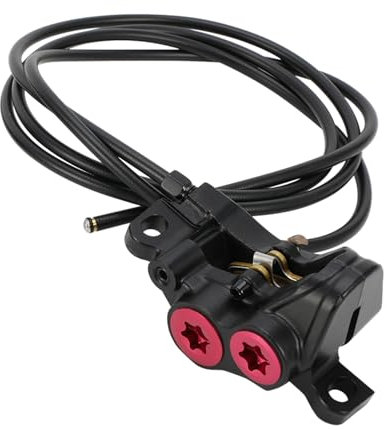 Runfarr Motorcycle Brake Caliper,Rear Brake Caliper + 1600mm Brake Hose for Sur Ron Light Bee S/X X160 X260 Electric Bike