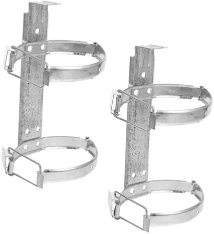 KITANDOVE Wandhalterung Für Feuerlöscher Aus Metall Platzsparende Feuerlöscherhalterung Montagehalterung Ohne Schrauben Für 3/4-kg-feuerlöscher
