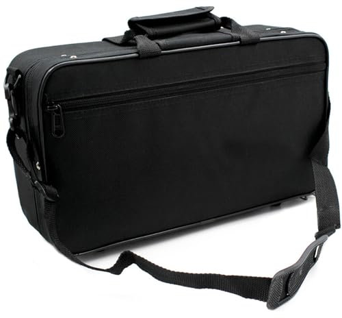 Klarinettenkoffer, 600D wasserresistentes Klarinettenkoffer mit Schaumstoffwattepolsterung, Schutz der Klarinette mit oberem Griff ＆ Verstellbarer Schultergurt, Klarinettenkoffer für B flach, Aufbewa
