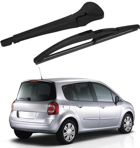 Escobilla de limpiaparabrisas para Grand Modus 2004-2012 Limpiaparabrisas Trasero Recambio para Stage 2 2003-2009, Grand Scenic 2 2003-2009, 7701056802 Juego de limpiaparabrisas