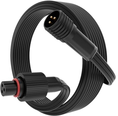 Norward Extension Cable for Govee Permanent Outdoor Lights Pro, IP68 Waterproof Extension Cord, for Govee H705A H705B H705C H706A H706B H706C H7067 Permanent Outdoor Lighting Systems, 10FT