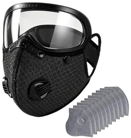 Generisk damm, luftskydd, filter, andningsskydd för trädgårdsarbete | Breathing Covers, purifying Layers, Fresh Guards for Garden Tasks and Outdoor arbetsytor med Vision