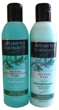 Alberto Balsam Tea Tree Tingle Shampoo and Conditioner Set