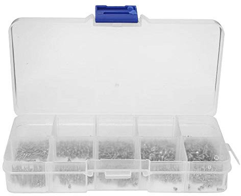 Viti Autofilettanti, vite autofilettante a testa svasata a croce in acciaio inossidabile 1000pz M1 M1.2 M1.4 M1.7, per la manutenzione dei prodotti elettronici, la manutenzione dei circuiti stampati