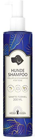 Adema Animal® Hundeshampoo - Shampoo für Hunde und Welpen Langhaar & Kurzhaar gegen Juckreiz - bei Fellgeruch oder Fellwechsel - Milben - Flöhe- Läuse - Pilz - Vegan