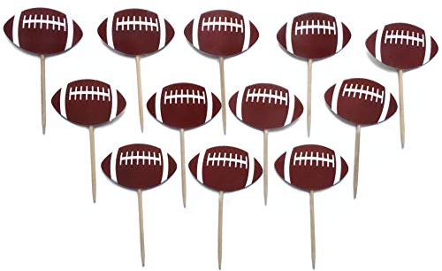 No Huddle Cupcake Topper American Football Deko 16er und 24er Sets Superbowl (American Football 24er-Pack)