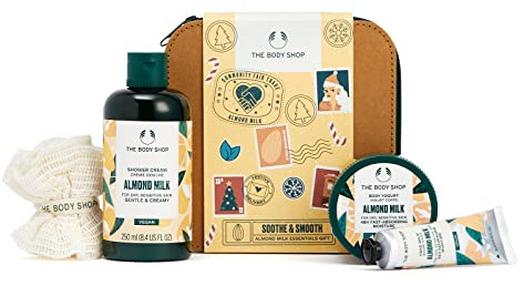 The Body Shop Smoothe & Smooth Almond Milk Essential 4-Pieces Gift