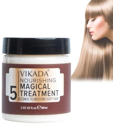 Vikada Traitement Magique Nourrissant - 5 Secondes Pour Restaurer Les Cheveux Doux, Crème Réparatrice Capillaire, pour Cheveux Secs et Abîmés (1 Pièces)