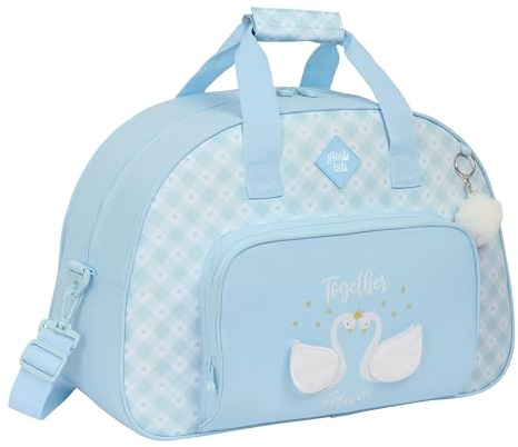 Glowlab CISNES - Sporttasche, Rucksack, ideal für Kinder verschiedener Altersgruppen, bequem und vielseitig, Qualität und Widerstandsfähigkeit, 48 x 21 x 33 cm, Hellblau, hellblau, Estándar, Lässig