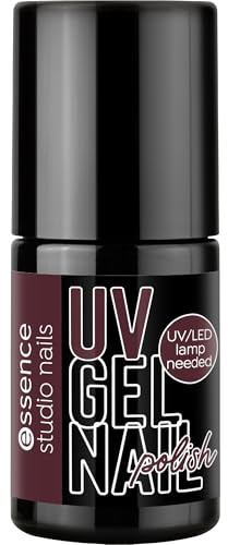 essence studio nails UV GEL NAIL polish, Nr. 08, Rot, langanhaltend, farbintensiv, vegan, ohne Mikroplastikpartikel, ohne Parfüm, ohne Parabene, 1er Pack (5ml)