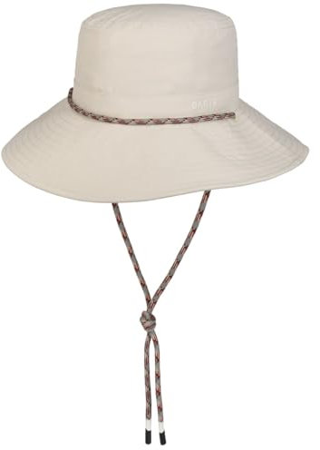 Barts Zaron Schlapphut Sonnenhut Sommerhut Stoffhut Gartenhut Strandhut Herren/Damen - mit Kinnband Sommer Frühling-Sommer - One Size Hellbeige