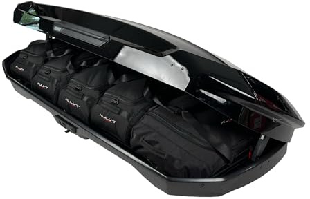 KJUST Taschen Set 5stk kompatibel mit Dachbox THULE Motion 3 XL LOW