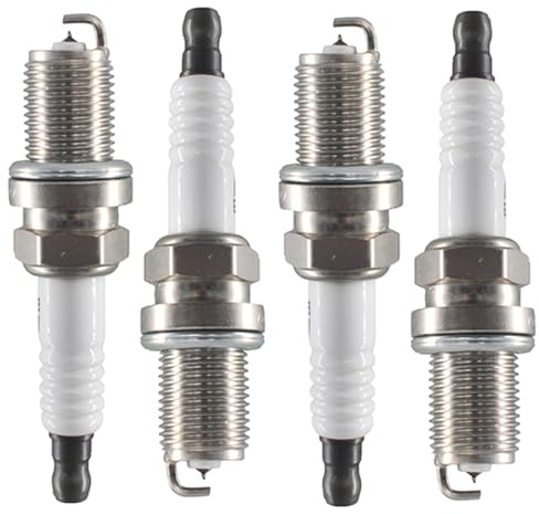 PEIUOK Spark Plug Set 4 PCS Sparkplug Front Iridium for BKR6EIX-11