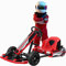 Masiunoz 36V Electric Go Kart for Kids, 16 MPH Drift Kart with 350W Motor, Adjustable Length (32-44), Drift & Sport Mode, High-Speed Ride-On Car for Ages 8-12 Red Gifts