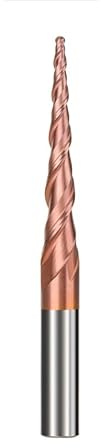 1pc Frese a punta conica a punta sferica HRC62 Fresa in metallo duro for intaglio CNC Bit del router for incisione R0.25-R2.0 Fresa for metallo for legno Fresa a candela(R1.0x20xD6x50)