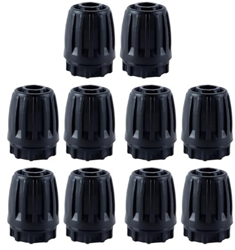 Hoite 10 Tapones De Extremo De Riego De 1/2 Pulgada, Tapones De Extremo Con Tuerca De Seguridad De Púas Anticaída, Accesorios Para Conectores De Manguera De Tubería De Goteo De 16 Mm