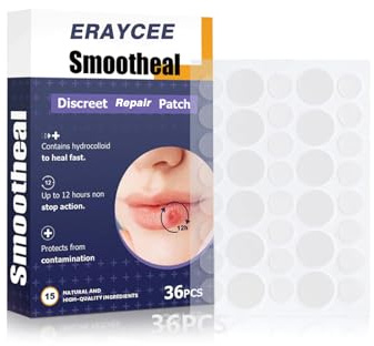 Cold Sore Patch, 36 Tablets, Protects Cold Sores, Acne and Spots, and Relieves Pain On The Lips