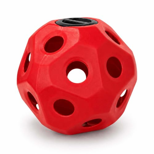 Oypla Coco Equestrian Refillable Hay Ball Horse Feeder Stable Paddock Toy (Red)