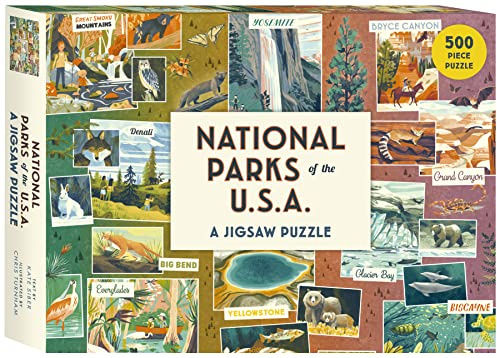 National Parks of the USA: A Jigsaw Puzzle, 500 Pieces