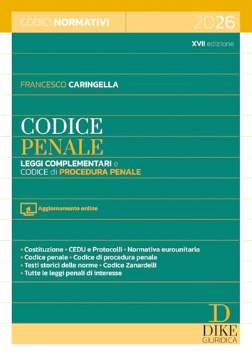 Codice penale. Leggi complementari e codice di procedura penale 2026. Con aggiornamento online