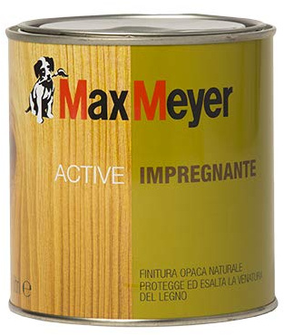 Max Meyer - Lasure Active - Bois - 0,750 l - Incolore - Mate - Intérieur/Extérieur