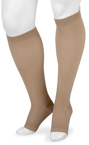 Juzo Basic 4411 Knee-High Compression Stocking 20-30 mmHg Open Toe, Reg