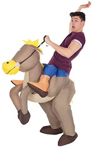Paseo Adulto En Disfraz Inflable De Caballo Disfrazarse Para Mujer Y Hombre , color/modelo surtido