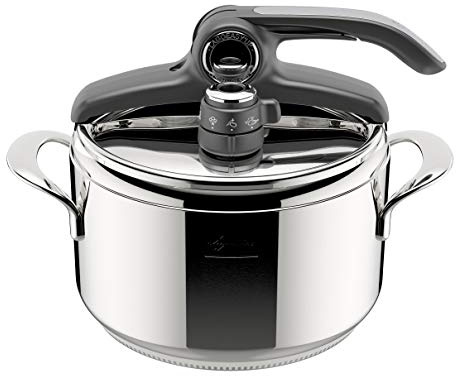 Lagostina Domina Vitamin Lagoeasy'Up Druckkochtopf, 5 l, Edelstahl 18/10