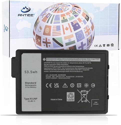 ANTIEE XVJNP Laptop Akku Kompatibel mit Dell Latitude 5430 7330 Rugged Extreme P148G P148G001 P149G P149G001 Series Notebook 06JRCP 0M0TN3 451-BCWQ 6JRCP KD1CT M0TN3 i7-1185G7 i5-1145G7 11.4V 53.5Wh