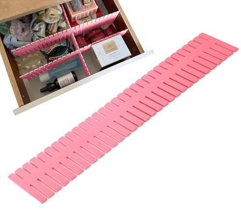 Divisores de cajones de cuadrícula ajustable, rejillas de cajones - Divisores de cajón Divisores extraíbles extraíbles cortables | Insertar organizador cuadrícula Organizador de almacenamiento Diseño