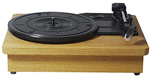 UQACHG Tocadiscos con fonógrafo Bluetooth Vintage de 3 velocidades Tocadiscos portátil para Maleta con parlantes estéreo incorporados, Sonido de Audio con Tocadiscos Adecuado pa