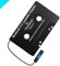 Mersoco Adaptateur de Cassette Audio de Voiture,récepteur Audio à Cassette sans Fil,Bluetooth 5.0 Audio Cassette Audio Adapter for Car, Smartphone, iPad