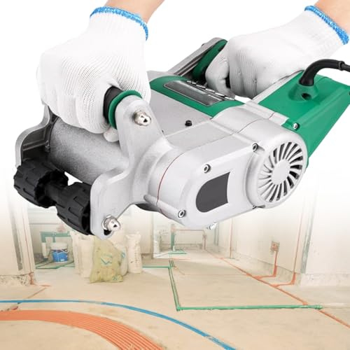Scanalatrice elettrica per muri da 1100 W, scanalatrice per calcestruzzo per idraulici ed elettricisti, profondità di taglio regolabile, macchina per scanalature per muri portatile con lame da 25 mm