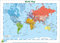Little Wigwam World Map Placemat Multicolour