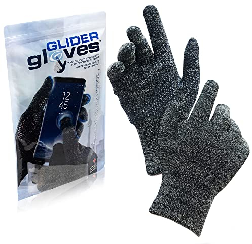 Touch Screen Gloves for Men & Women - Full Hand 10-Finger Touch Gaming Gloves for Optimal Experience, Anti-Slip Palm Winter Gloves for Phones Grip, Driving, Cycling & Outdoor Activities, Large.