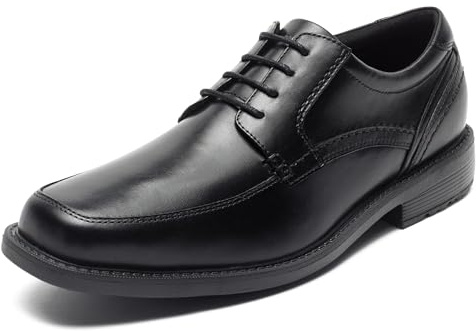 Rockport mens Style Leader 2 Apron Toe oxfords shoes, Black, 9.5 Wide US