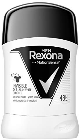 Rexona Anti-Transpirant-Stick, unsichtbar, Schwarz und Weiß, 50 ml