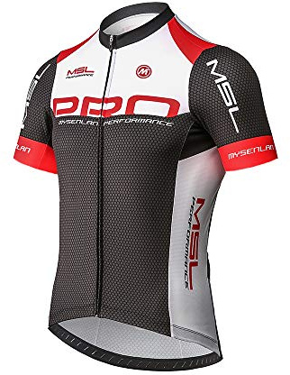 Mysenlan Maillot de Ciclismo Hombre Camiseta Manga Corta Jersey Ropa para Bicicleta Verano MTB Camisa