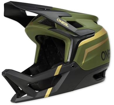 O'NEAL Transiton Helmet I Mountain Bike Helmet | Enduro MTB Downhill | Lightweight and sporty bike helmet women & men with good ventilation I MTB helmet according to DIN EN1078 I Olive Black I Size XL