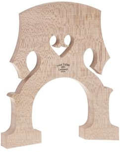 Ponte per contrabbasso a placche, modello Bubenreuth 4/4 larghezza piede 165, Made in Germany