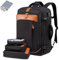 XIKDJ Großer Reiserucksack Für Damen, 42 L Handgepäck-Rucksack, Flugtauglich, TSA-Laptop-Rucksack Mit 4 Packwürfeln, Großer Koffer, Tagesrucksack, Business- Und Wochenendtasche,E