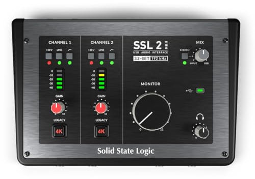 Consola de audio SSL2 MKII, 24 canales, procesador de señal digital
