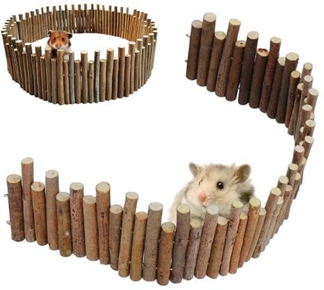 Trästaket För Hamster Av Trä Träleksaker För Iller | Hamster Stegebro För Husdjursföräldrar Djurälskare Djurhem Vardagsrum Sovrum Studierum Kontor Lägenheter