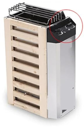 ZADCCS Calentador de Sauna, Estufa de Sauna Acero Inoxidable for el hogar, Estufa, Equipo, Control Interno/Control Externo para el hogar y el Hotel(External control-3k)