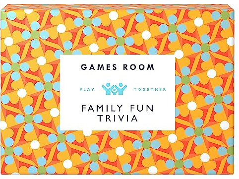 Family Fun Trivia Board Game: 140 General Knowledge Questions, Ages 8+