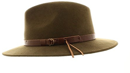 Votrechapeau – Sombrero de fedora – de Fieltro, plegable – de Savoyard verde 60 cm