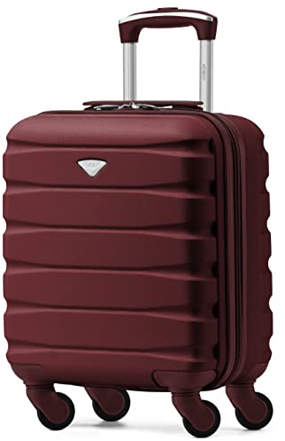 Flight Knight EasyJet Cabin Bag 45x36x20, Underseat, Lightweight Small Durable 4 Wheel Cabin Suitcase, Maximum Carry-On Size, ABS Hard Shell, 10kg Hand Luggage Bag- 45 x 36 x 20 cm Travel Bag